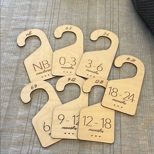 Wooden Baby Closet Dividers